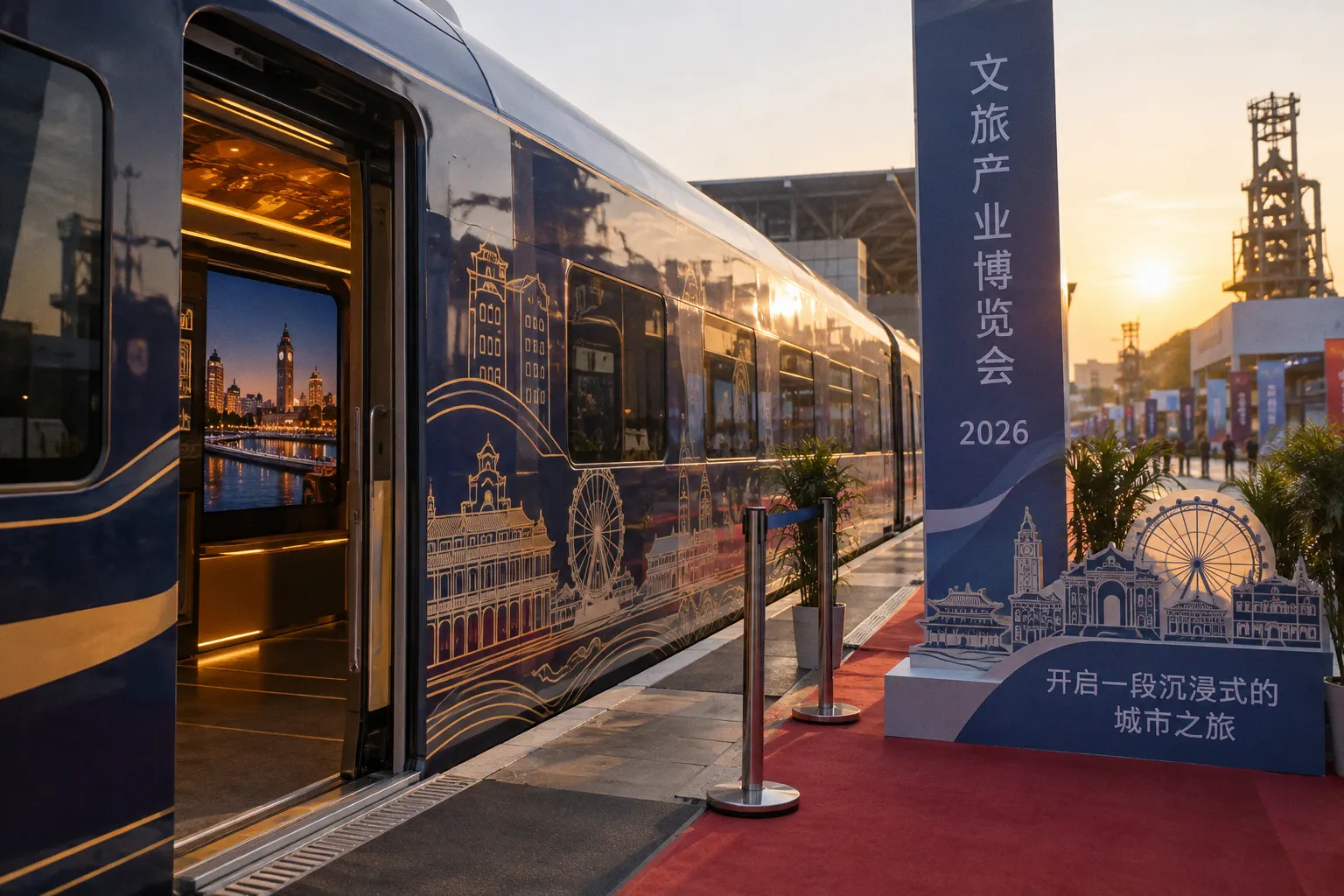 На China Culture & Tourism Industries Expo 2026 запущен проект интерактивного туристического поезда